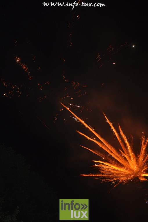 Feu d'artifice en province de Luxembourg