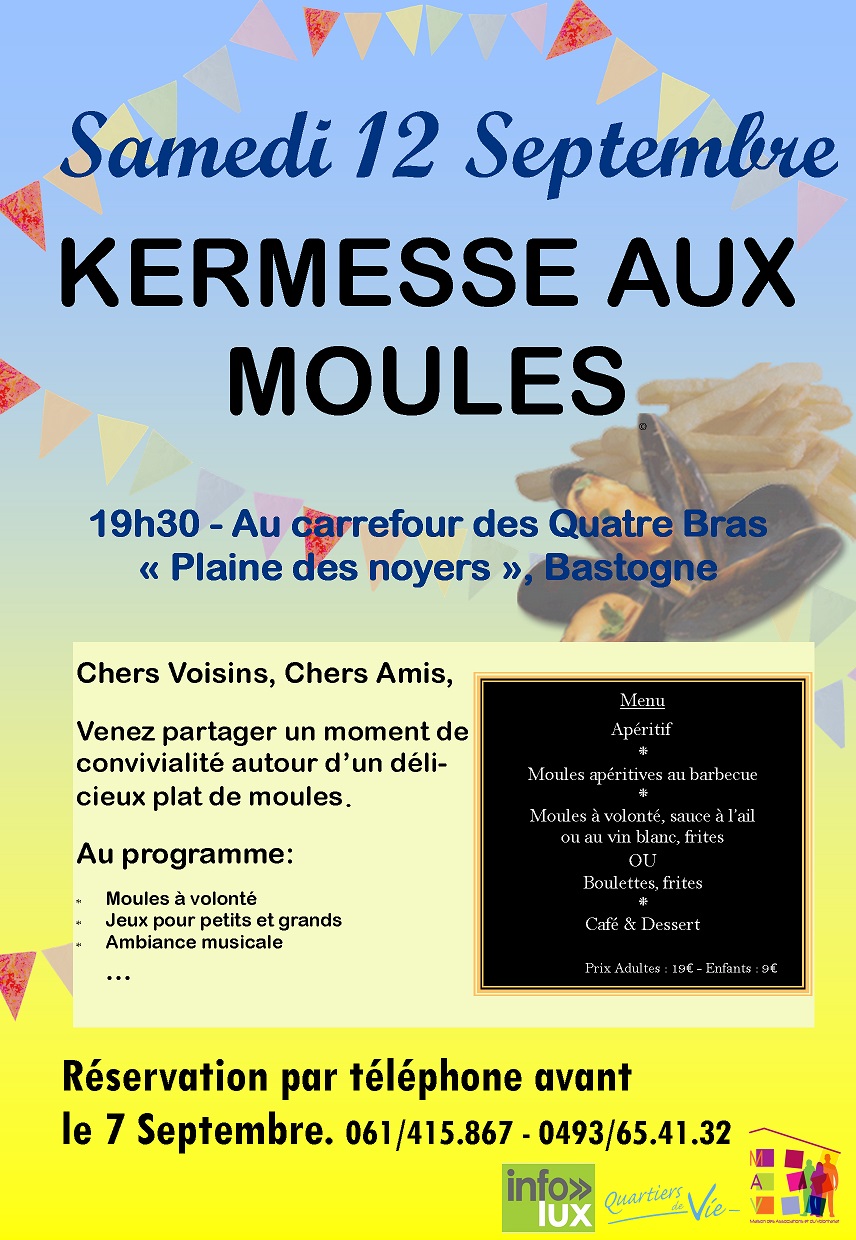 Kermesse aux moules à Bastogne