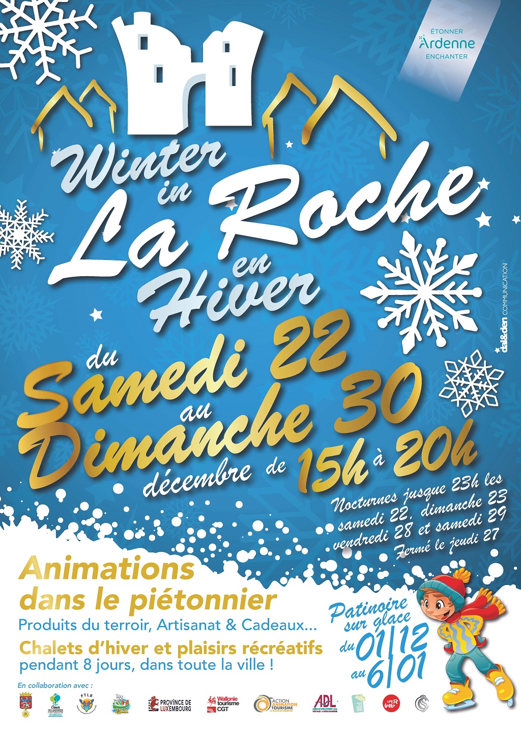 La Roche en hiver , Marché de Noël