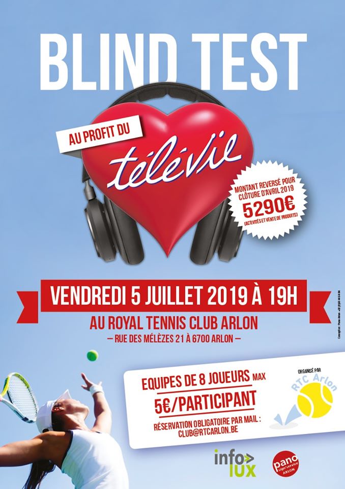 Soirée Blind test au profit du Télévie à Arlon