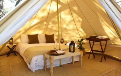 Nouveau au Domaine : « le Cocoon Village ». Un mélange de glamping et d’activités exclusives !