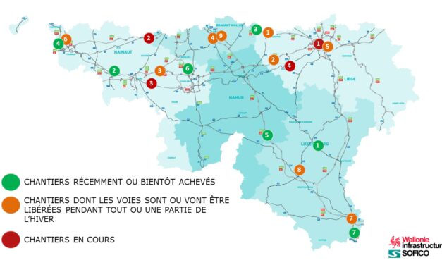 chantiers de réhabilit de nos Routes en HIVER